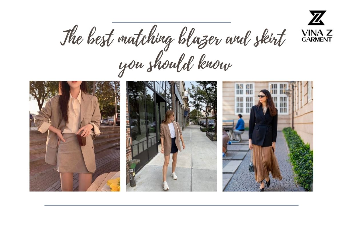 The best matching blazer and skirt you should know