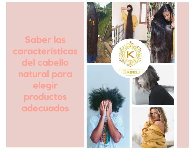 Saber las características del cabello natural para elegir productos adecuados